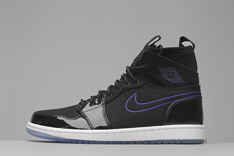 Men Air Jordan 1 Retro Ultra High Black Purple